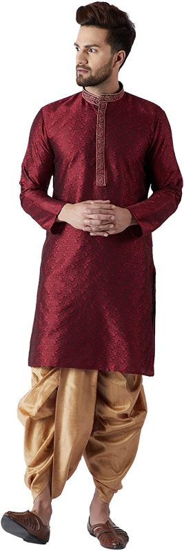 Photo 1 of Sojanya (Since 1958, Men's Silk Dhoti Kurta Set  XL