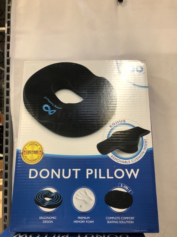 Photo 2 of Everlasting Comfort Donut Cushion - Donut Pillow for Tailbone Pain, Hemorrhoids, Postpartum, Sitting