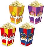 Photo 1 of 24Pcs Paw Cartoon Popcorn Bucket Cups Paw Dog Birthday Party Decorations Boys Girls Popcorn Party Favor Boxes for Kids Popcorn Bowls for Family Movie Night Reusable Popcorn Containers