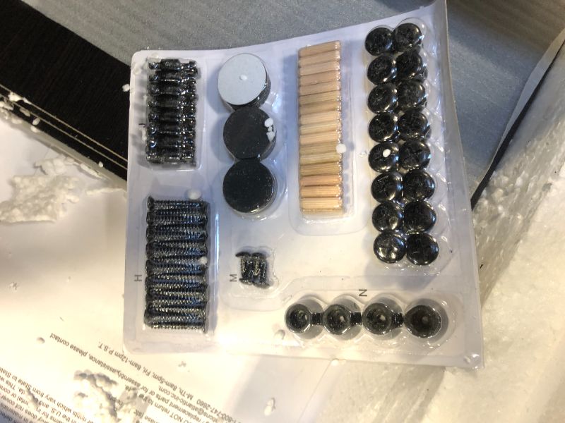 Photo 1 of Atlantic 4 Tier Rotating Cube Espresso & Drawbridge Media Storage Cabinet - Organize optical media, up to 240 CD, or 108 DVD, or 132 BD/Video Games, Adjustable Shelves, PN 37935726 in Black