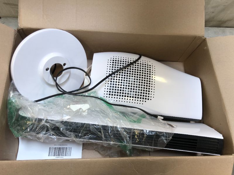 Photo 1 of Bladeless Tower Fan - 43-Inch Cooling Standing Floor Fan w/ Remote, Air Circulator, 3 Modes, 3 Speeds & 7.5H Timer, White Oscillating Electric Fan w/ for Bedroom, Living Room, Office, Home, Indoor use