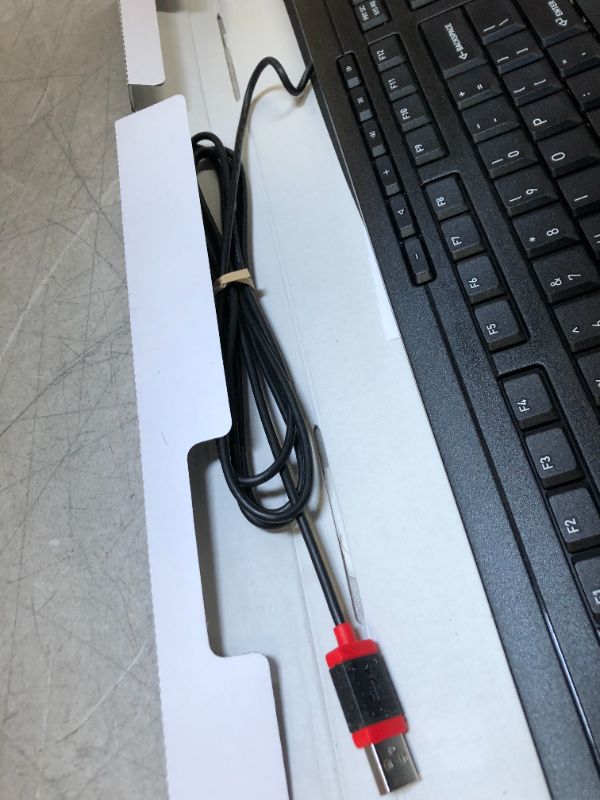 Photo 1 of Cherry Stream Keyboard Wired USB SX Scissors Mechanism QWERTY Whisper-Quiet Silent Keystroke for Home Office, Work or Personal Computer. Black