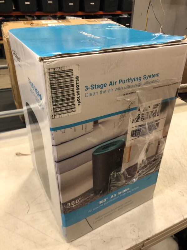 Photo 2 of AirExtend HEPA Air Purifiers, Room Purifier with 3 Stage Filtration System, 24-Hour Timer, and 22dB Ultra-Quiet Sleep Mode, True Filter Removes 99.97% Dander, Smoke, Odor for Bedroom & Office Black