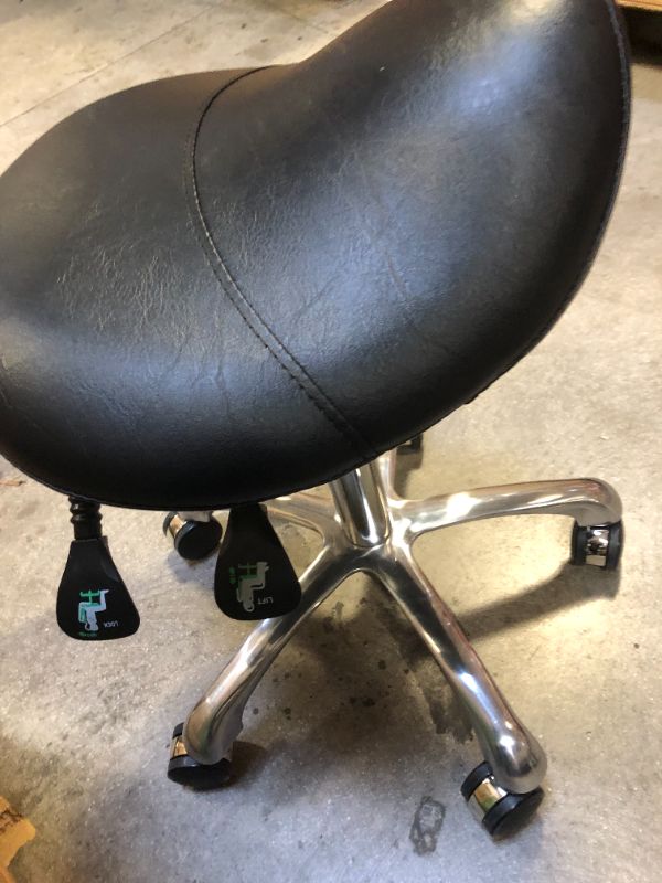 Photo 3 of ADJUSTABLE OFFICE CHAIR SALON CHAIR BLACK