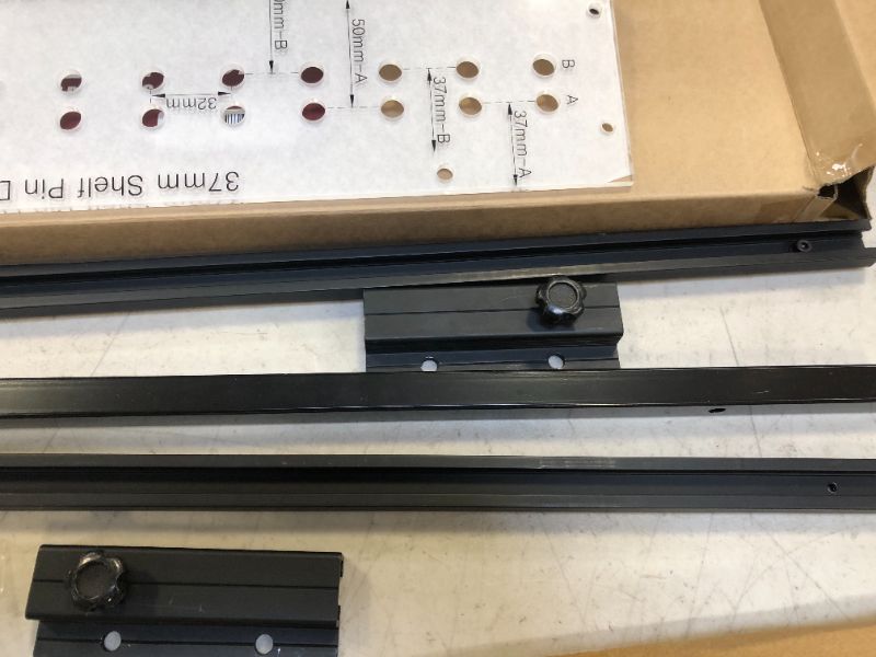 Photo 1 of SOLD AS PARTS - EZ Align Premium Shelf Pin Drilling Jig With 1/4" And 5mm Self Centering Drill Bits