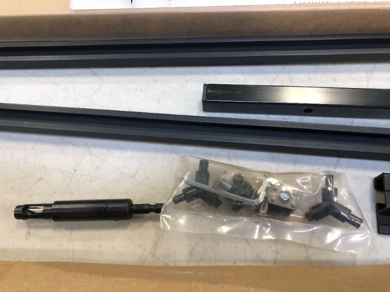 Photo 1 of SOLD AS PARTS - EZ Align Premium Shelf Pin Drilling Jig With 1/4" And 5mm Self Centering Drill Bits