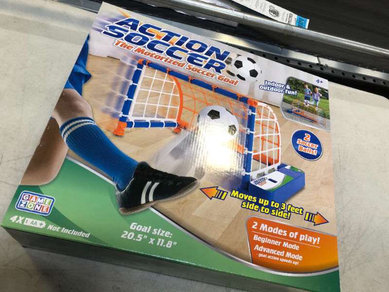 Photo 2 of GAME Zone Action Soccer, Motorized Soccer Sport Activity for Indoor or Outdoor Play; Children Ages 4 and Older