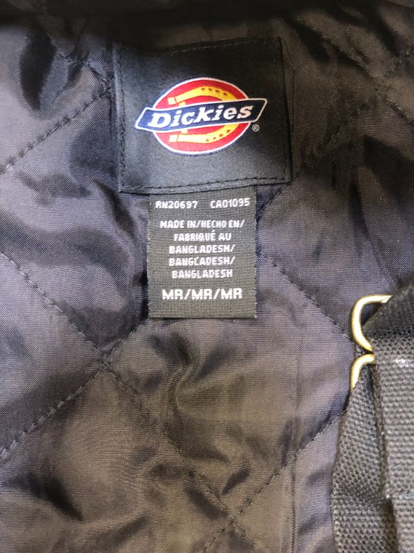 Photo 4 of Dickies Men's Premium Insulated Duck Bib All Medium Black