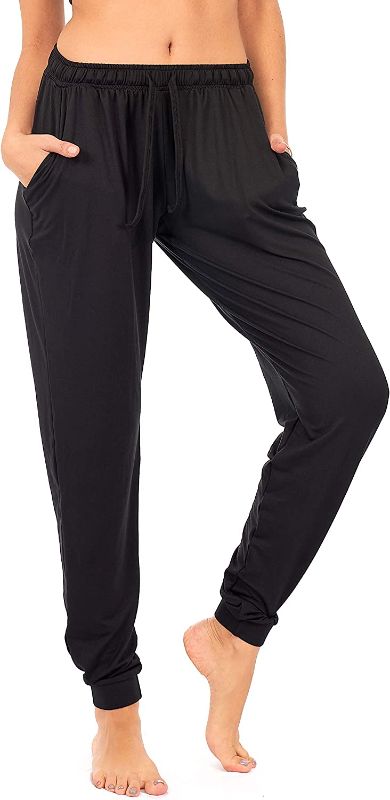 Photo 1 of  Jogger with Pockets for Women Drawstring Lightweight Sweats Yoga Lounge Pants + Plus Size (P7)