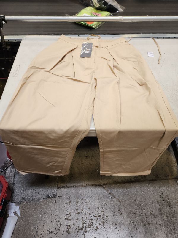 Photo 1 of 
Visit the FUNYYZO Store
FUNYYZO Women's Wide Leg Pants High Elastic Waisted in The Back Business Work Trousers Long Straight Suit Pants