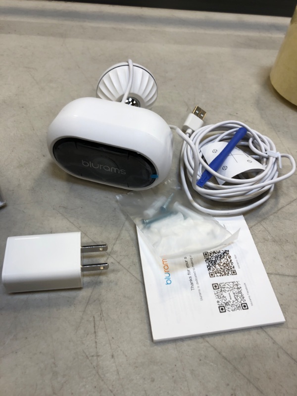 Photo 2 of Security Camera Outdoor, blurams Cameras for Home Security 2-Way Audio, Starlight Night Vision, Facial Recognition, Siren, Weatherproof, Cloud/Local Storage, Works with Alexa& Google Assistant& IFTTT (UNABLE TO TEST)