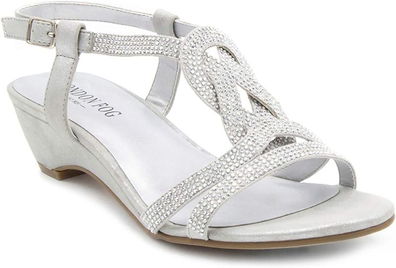 Photo 1 of LONDON FOG Womens Macey Demi-Wedge Dress Sandals