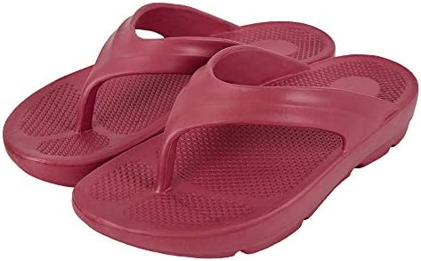 Photo 1 of FUNKYMONKEY Women's Thong Flip Flop Ultra Soft Arch Support Sandals