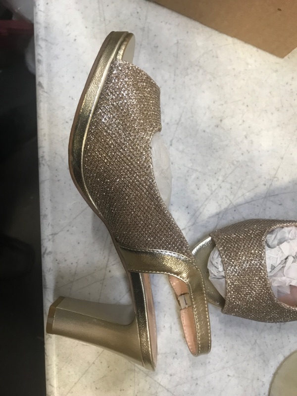 Photo 3 of DREAM PAIRS Women’s Sexy High Chunky Heels Peep Toe Platform Block Slingback Dress Pumps Shoes