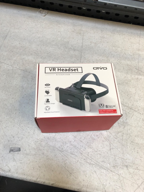 Photo 4 of VR Headset Replacement for Nintendo Switch & Nintendo Switch OLED, VR Switch Headset with 3D High-Definition Virtual Reality Glasses, VR Goggles Compatible with Nintendo Switch & OLED Version