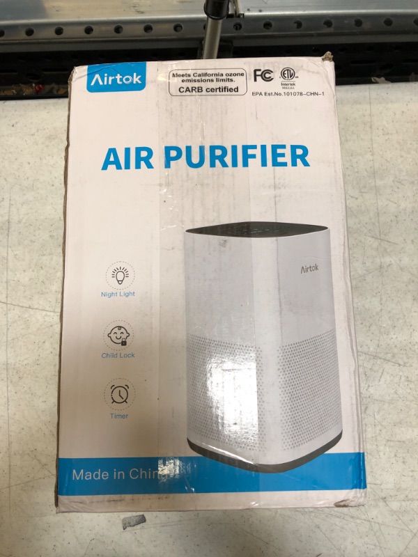 Photo 2 of AIRTOK Air Purifiers for Home Bedroom Large Room with H13 True HEPA Filter| 793 ft2 Coverage Max| Air Cleaner Filter for Wildfire Smoke Dander Odor| 99.9% Removal to 0.1mic| Ozone-Free, Night Light