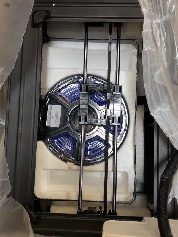 Photo 1 of FlashForge 3D Printer Creator Pro, Metal Frame Structure, Acrylic Covers, Optimized Build Platform, Dual Extruder W/2 Spools, Works with ABS and PLA