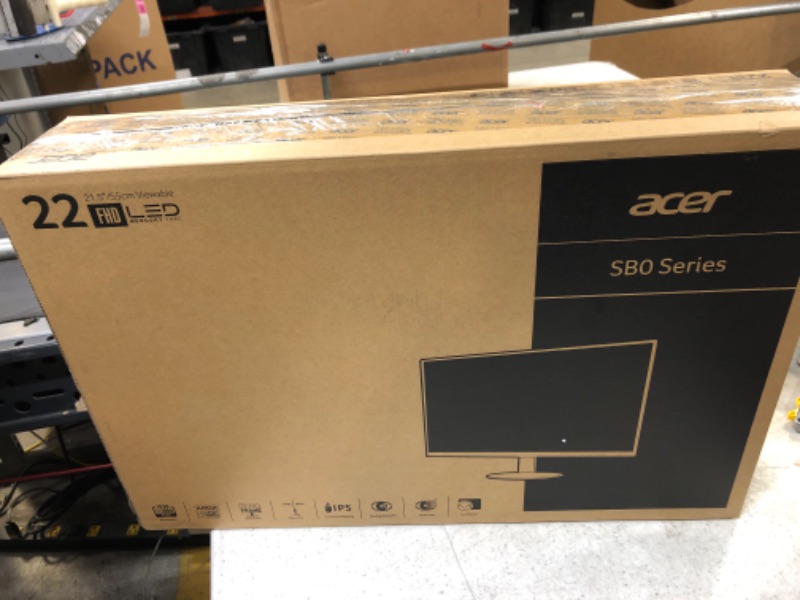 Photo 5 of Acer SB220Q Bi 21.5' Full HD (1920 X 1080) IPS Ultra-Thin Zero Frame Monitor (HDMI & VGA Port)