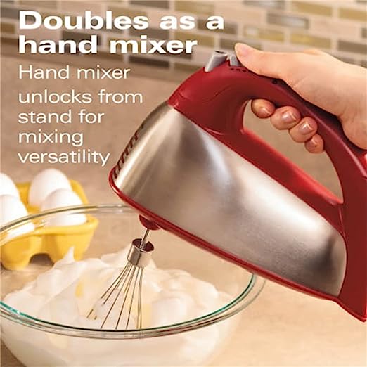 Photo 1 of  Hand and Stand Mixer Red,