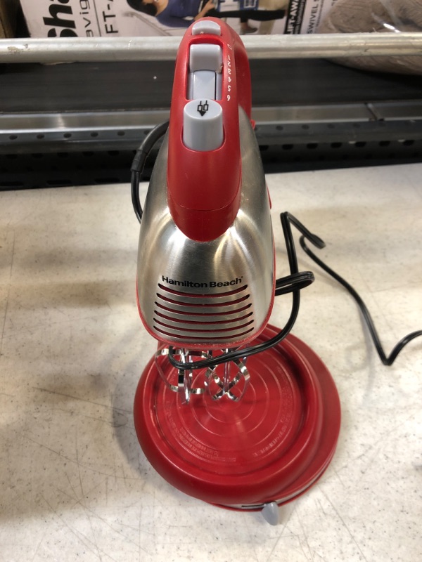 Photo 3 of  Hand and Stand Mixer Red,