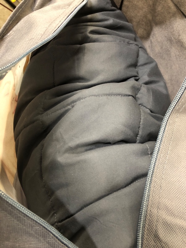 Photo 1 of ZonLi Weighted Blanket (60''x80'', 20lbs, Queen Size Dark Grey), Weighted Blankets for Adults and Kids, High Breathability Heavy Blanket, Soft Material with Premium Glass Beads 60''x80'',20lbs Dark Grey