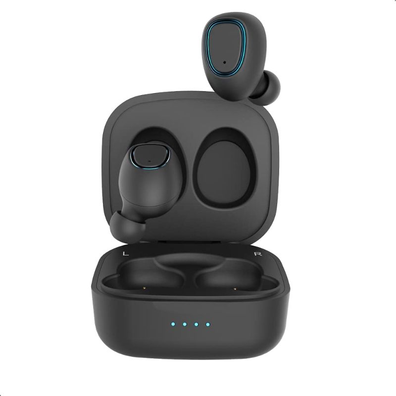 Photo 1 of tugamobi SA02 Wireless Bluetooth V5.0 IPX4 Water-Resistant Incredible Battery Longevity Real Wireless Charging Support Siri Google Assistant TWS Stereo Earphones in-Ear Seamless Rapid Pairing(Black)
