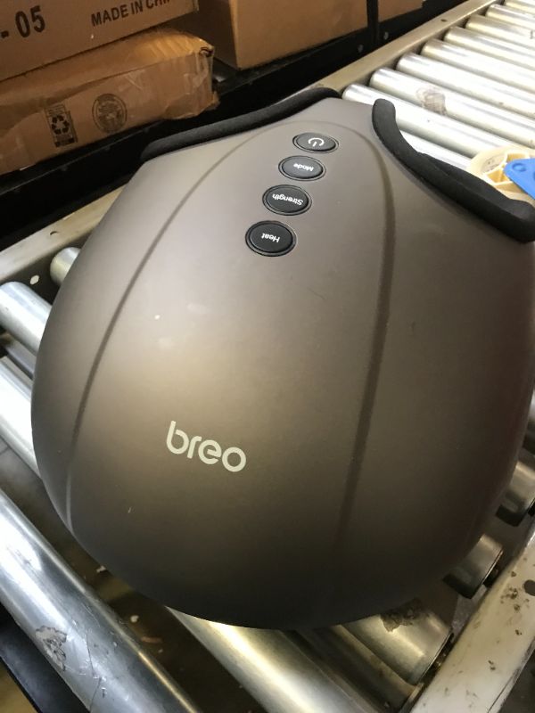 Photo 3 of Breo Foot Massager Machine with Heat, Shiatsu Deep Tissue Kneading, Rolling Massage for Relief, Fits Feet Up to Men Size 12 1 Count 