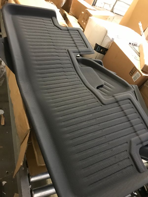 Photo 5 of SUPER LINER All Weather Floor Mats for Tesla Model Y 5-Seat 2021 2022 2023 Custom Fit xpe Car Floor Mats Cargo Liner Trunk Mat Interior Accessories 
