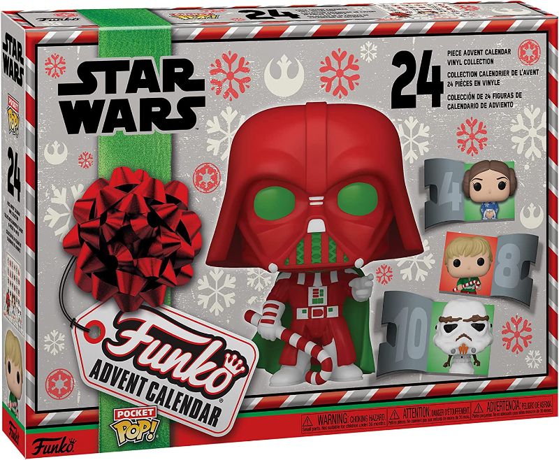 Photo 1 of Funko Pop! Advent Calendar: Star Wars - Holiday, Multicolor, One Size
