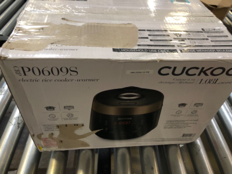 Photo 3 of CUCKOO CRP-P0609S | 6-Cup (Uncooked) Pressure Rice Cooker | 12 Menu Options: Quinoa, Nu Rung Ji, GABA/Brown Rice & More, Made in Korea | Black/Copper
