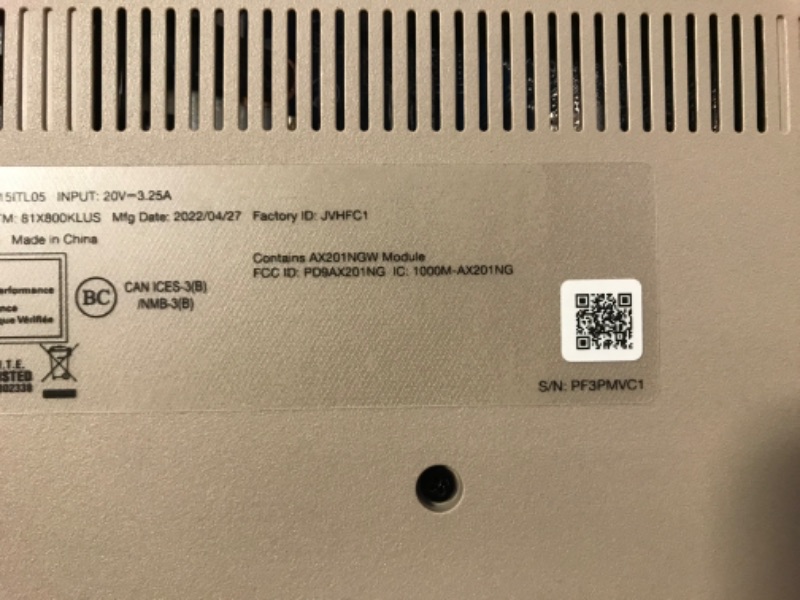Photo 6 of Lenovo-IMSourcing IdeaPad 15.6 Touchscreen Laptop Intel Core I3 I3-1115G4 256GB SSD Windows 11 Home in S Mode 81X800KLUS
