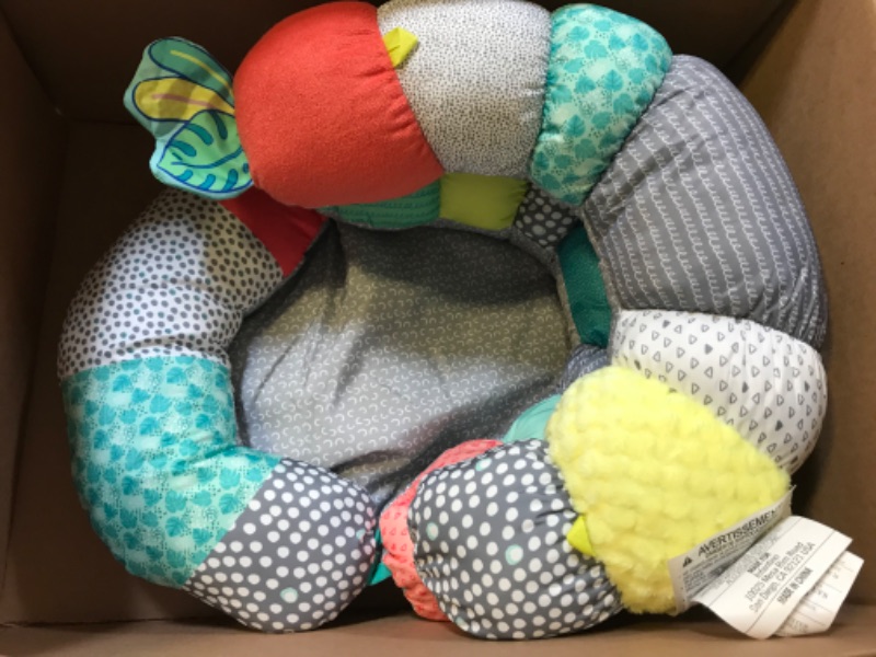 Photo 2 of Infantino 2-in-1 Tummy Time & Seated Support - Pillow Support for Newborns and Older Babies, with Detachable Support Pillow and Toys, for Development of Strong Head and Neck Muscles Toucan