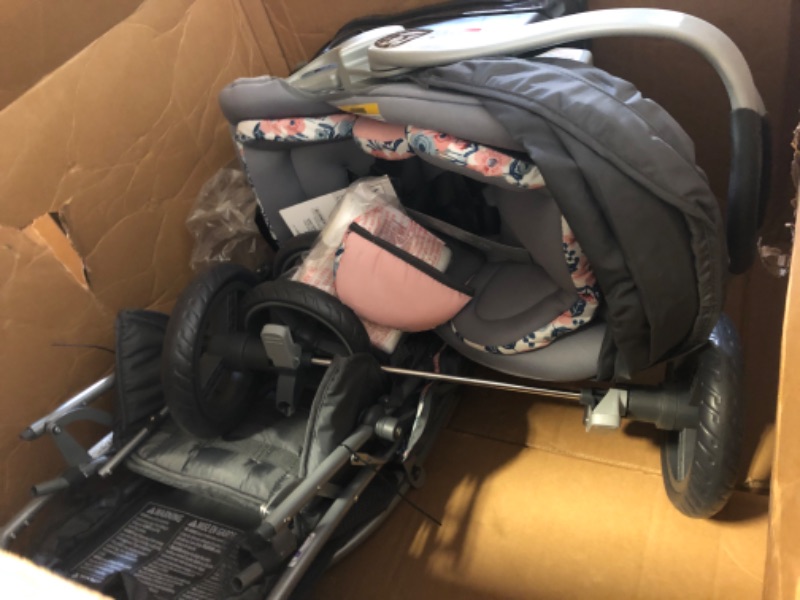 Photo 3 of Baby Trend Sky View Plus Travel System, Bluebell Bluebell Skyview Plus Travel System