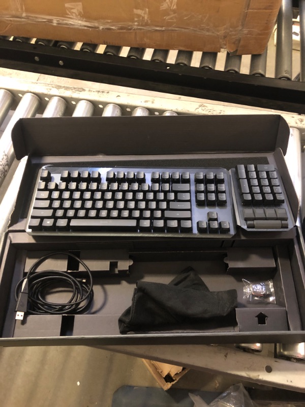 Photo 2 of ASUS ROG Claymore II Wireless Modular Gaming Mechanical Keyboard (ROG RX Switches, detachable numpad & wrist rest for TKL 80%/100%, Aura Sync, media controls, fast charge, USB 2.0 Passthrough)-Black