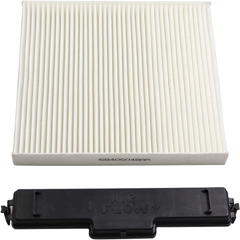 Photo 1 of 68406048AA Cabin Air Filter kit Compatible with Dodge Ram 1500 2500 3500 4500 5500 Air Conditioning Filter & Access Door Replace 68052292AA 68318365AA
