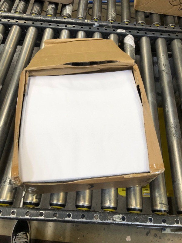 Photo 2 of Amazon Basics Collapsible Fabric Storage Cube Organizer Bins - Pack of 6, White, 13x15x13" 13x15x13" White