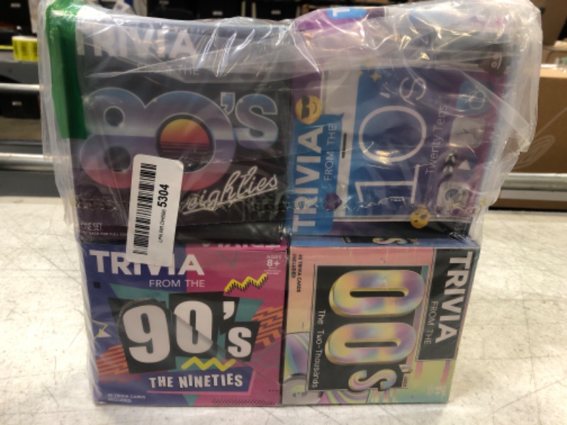 Photo 2 of 1616 Holdings Decades Trivia Game - Questions from 80's, 90's, 2000's and 2010's (4 Games in 1)