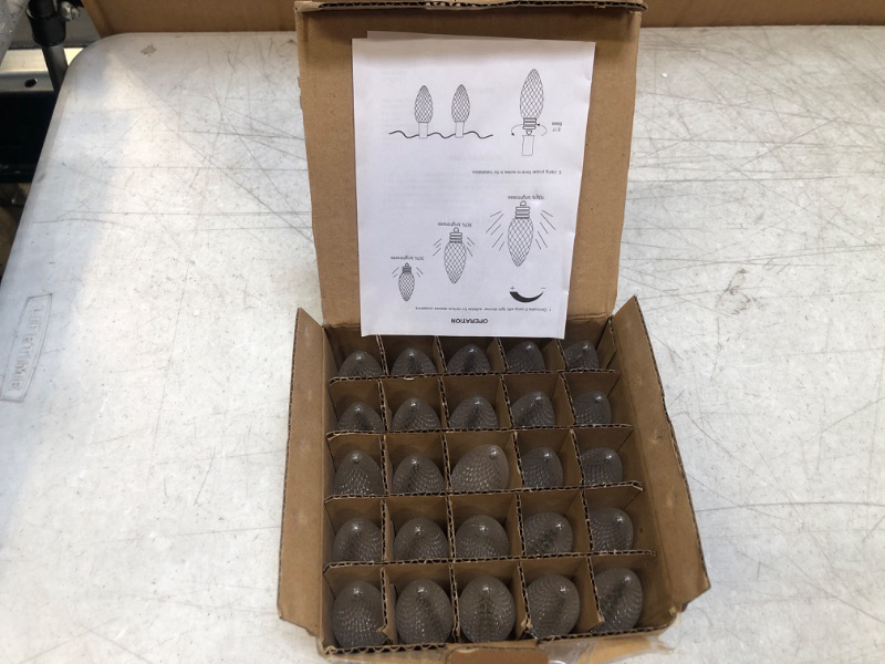 Photo 1 of 25 Pack C9 Led Replacement Christmas Light Bulb