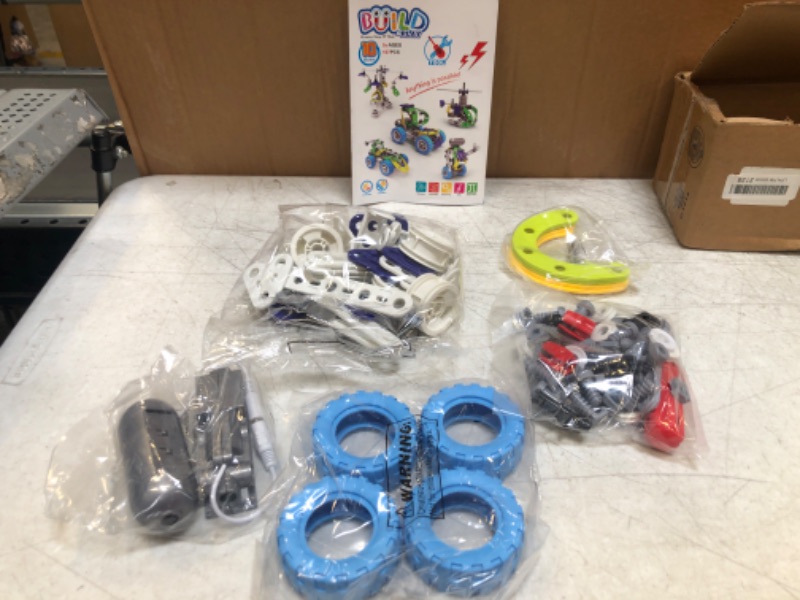 Photo 1 of COMIN Educational Toys Building Sets STEM Learning Kit, 5 in 1 Engineering Toys Creative Set 109 Pieces for Boys/Girls/Birthday/Christmas/Holiday Age 5 6 7 8 9+ Years Ol