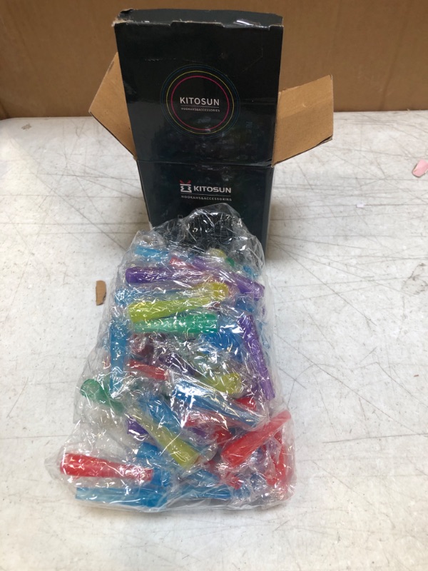 Photo 1 of Hookah Tips 100 Pieces Disposable Hookah Mouth Tips Individual Wrapped Sanitary Multi-Colors Shisha Nargila Mouth Tips Recyclable Thick Female Ends Mouthpieces Practical Hookah Accessories 2.11 Inch (Pack of 100)