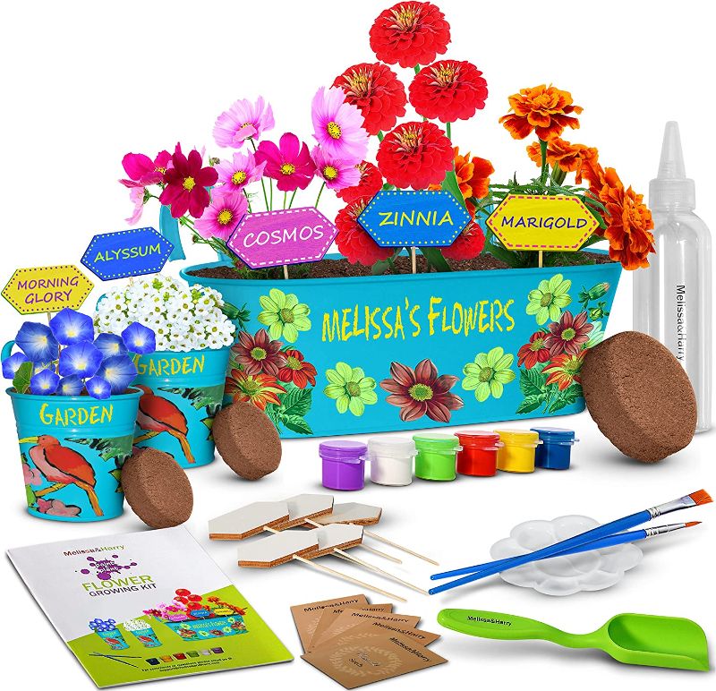 Photo 1 of Melissa&Harry Kids Gardening Kit for Birthday, Crafts, Girls & Boys of All Ages