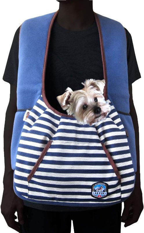 Photo 1 of Alfie Pet - Amos Pet Front Sling Carrier - Color: Navy
