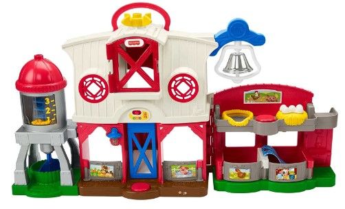 Photo 1 of Fisher-Price Little People Farm Toy, Toddler Playset with Lights Sounds and Smart Stages Learning Content, Frustration-Free Packaging SIOC/FFP