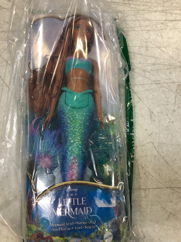 Photo 2 of Disney The Little Mermaid Ariel Doll, Mermaid Fashion Doll with Signature Outfit, Toys Inspired by Disney’s The Little Mermaid