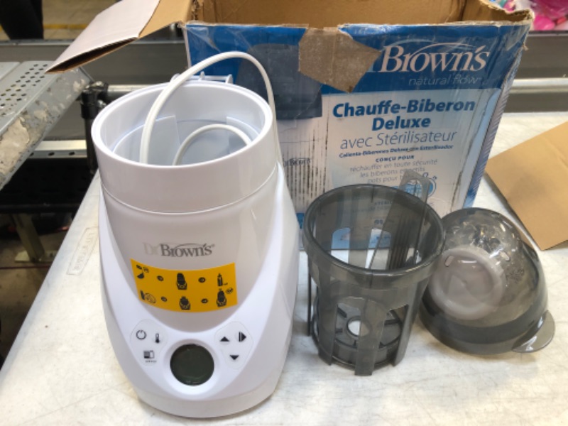 Photo 2 of Dr. Brown’s Deluxe Baby Bottle Warmer and Sterilizer, for Baby Bottles and Baby Food Jars Deluxe Bottle Warmer & Sterilizer