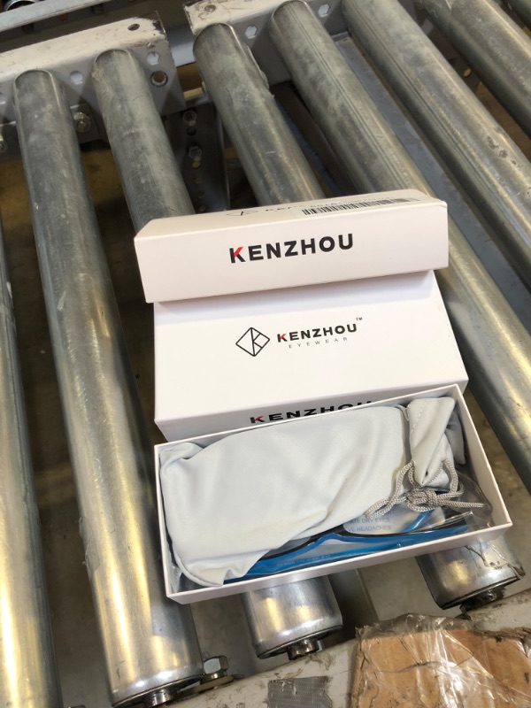 Photo 2 of K KENZHOU Blue Light Blocking Computer Glasses Anti Eyestrain Unisex for Women/Men Twilight and Blue White