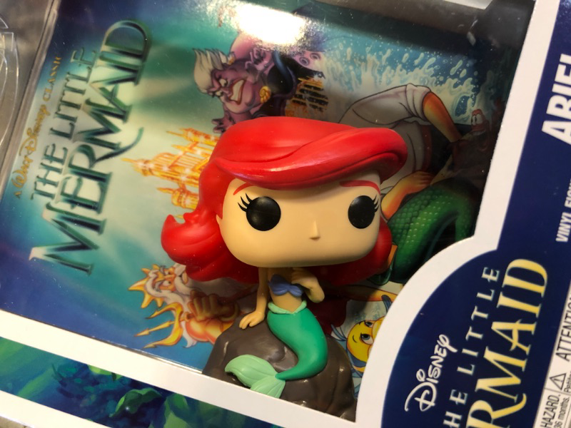 Photo 2 of Funko Pop! VHS Cover: Disney - The Little Mermaid, Ariel (Amazon Exclusive) Toys - Ariel