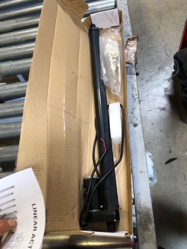 Photo 2 of  AUTOMATIONS 12V Linear Electric Actuator - (8 inch, 600 lbs.) Low-Current Rating DC Motor & Durable Stroke. for Automotive, Industrial,...