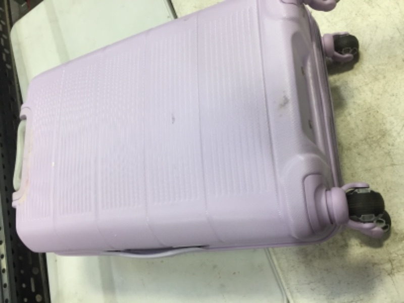 Photo 3 of 2 purple american tourister luggage is really dirty but brand new with tags 