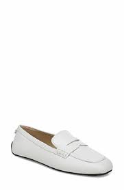 Photo 1 of  DR. SCHOLL'S RATE MOC TOE WHITE LOAFERS SIZE 10M